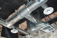 heating and cooling duct work